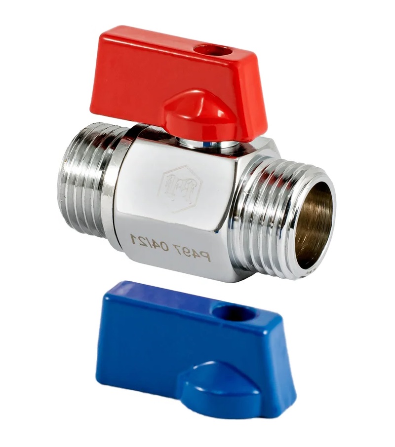 Кран мини шаровый хром   1/2 НН   PROFACTOR   PFBMV353  (20)