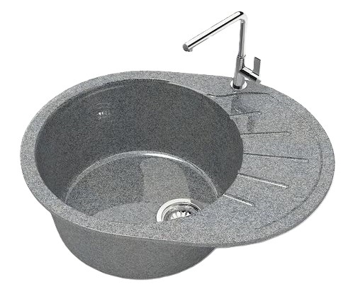 Мойка глянец   L10G35 Тейлор  ТЕМНО-СЕРЫЙ  575x440x215  GLANZ   (1/1шт)