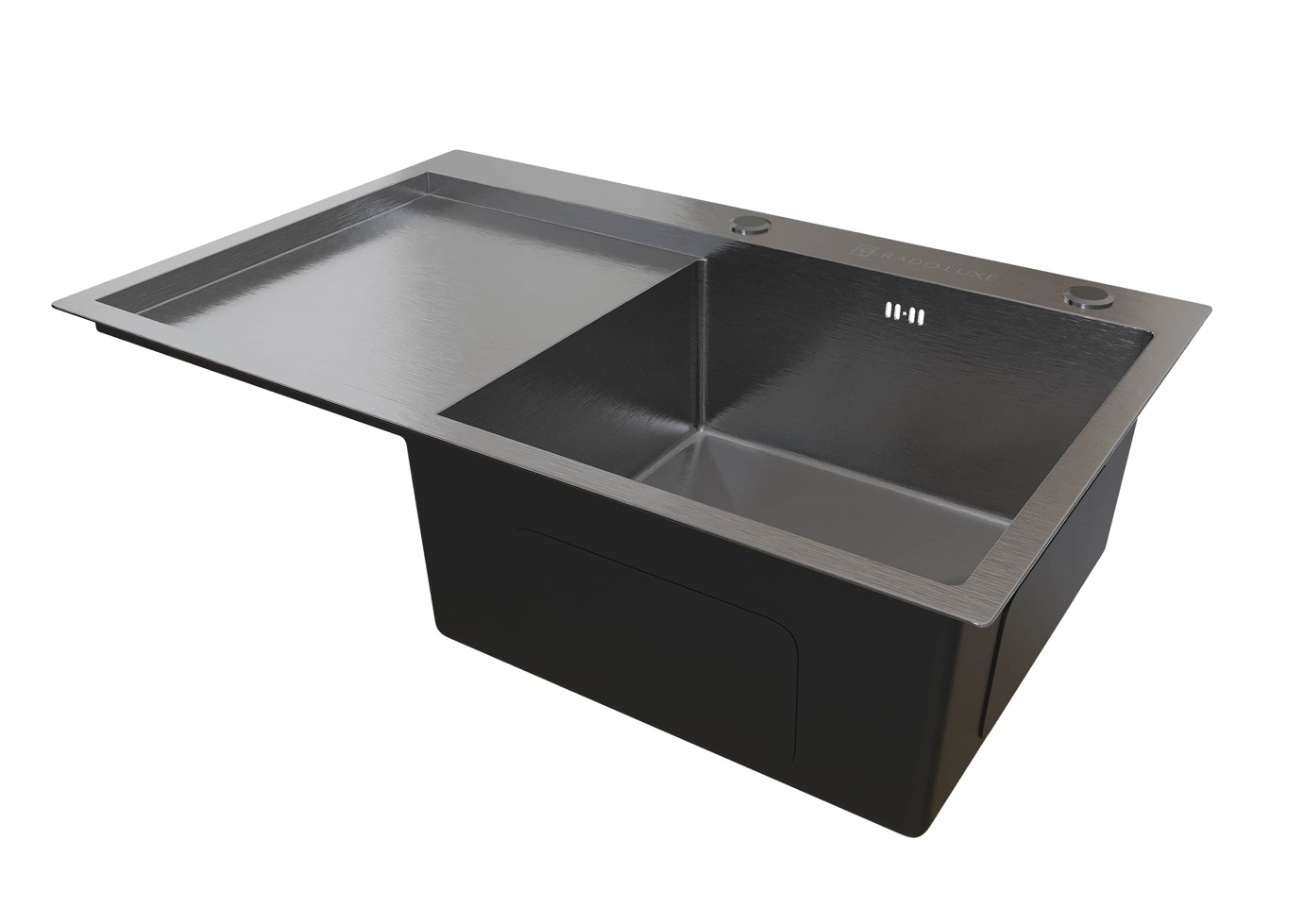 Мойка настол.монтаж   RADO LUXE 7750B-R    САТИН   77 х 50 правая  (3,0)   22см      (1/1шт