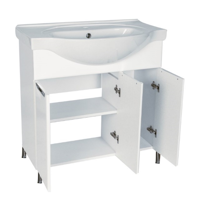 *Т80  Тумба   напольная   АЛЬФА 80   белый   765х330х700 под ум. ERICA 80 RADO Арт. 66149  (1/1шт)