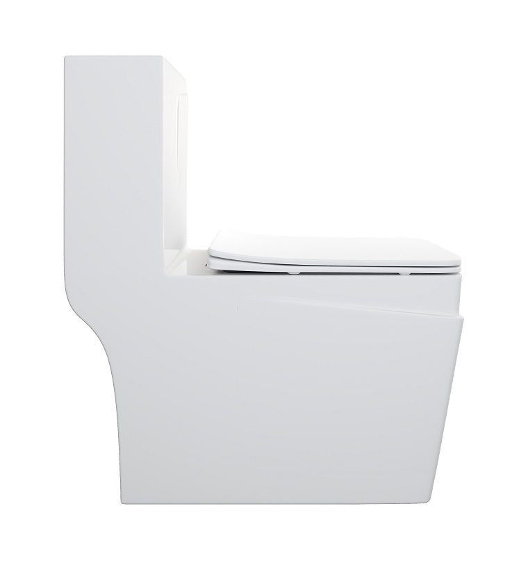 Унитаз-моноблок  SKAR  безобод.гориз,685х355х775мм,д/пласт,б/съем,м/л RADOLUXE