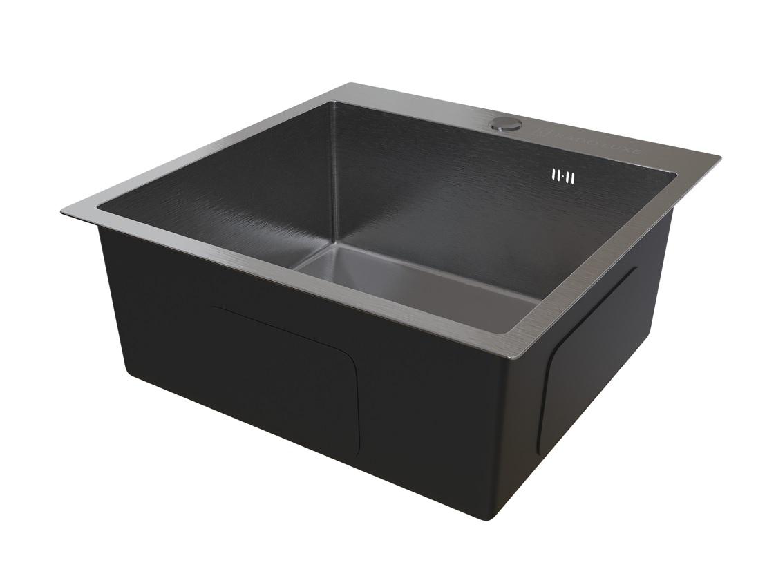 Мойка настол.монтаж   RADO LUXE 5050   САТИН    50 х 50   (3,0)   22см      (1/1шт)