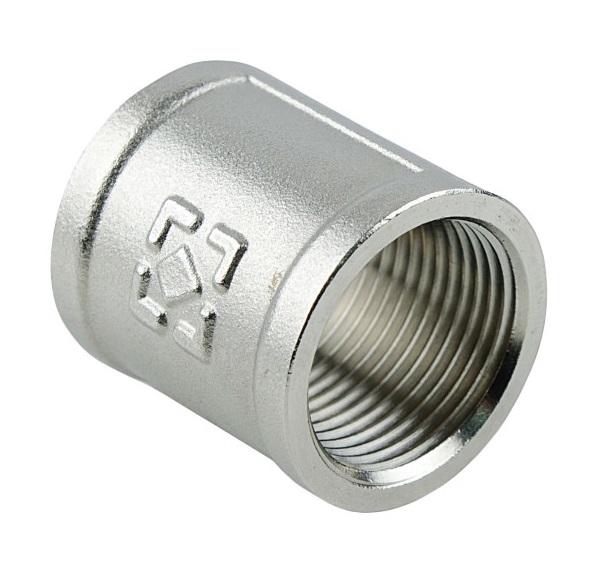 *РАСПРОДАЖА Муфта      1/2  ВВ никель усилленая RAFTEC  (GERMANY)   (400/10шт)