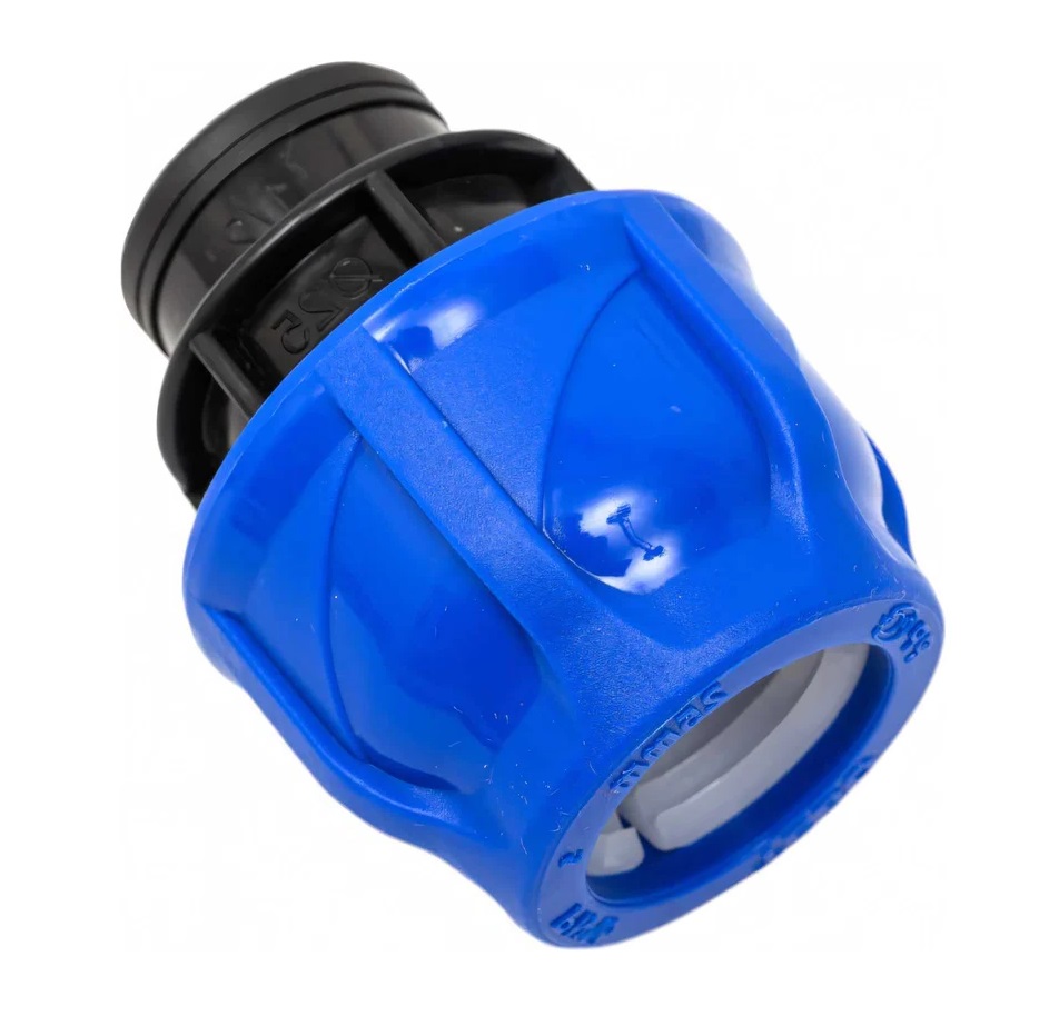 ПНД  Муфта компрессионная соединительная   50х1 1/4 В   TEBO   (80/1шт)