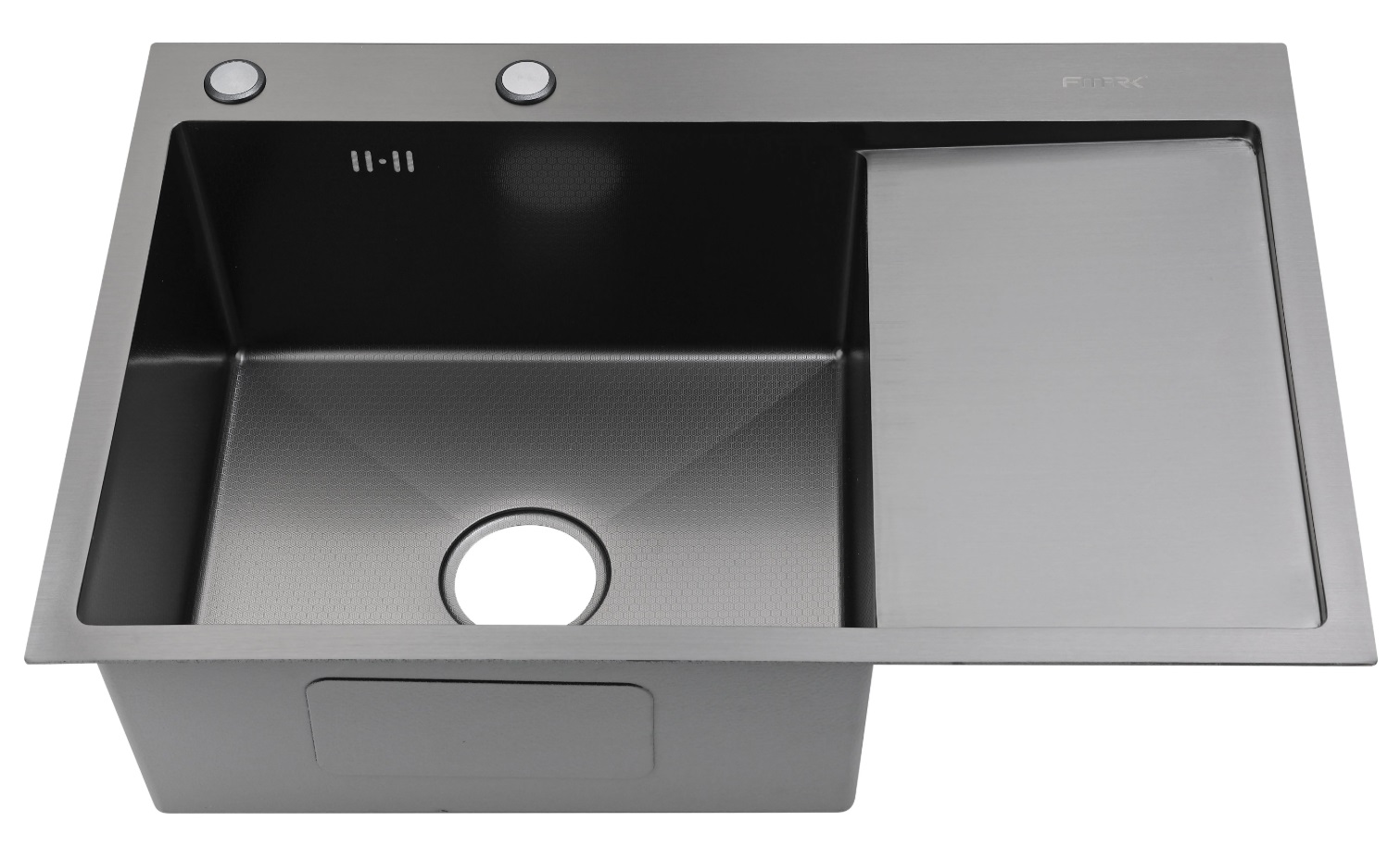 Мойка настол.монтаж    FMARK   FSC7550Q-L   ГРАФИТ   75 х 50   (3,0)   21см      (1/1шт)