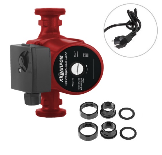 *.Насос циркуляц.  САНТЕХЛЮКС 25/4-180  с кабелем, с гайками CR25/4 K20   (8/1шт)