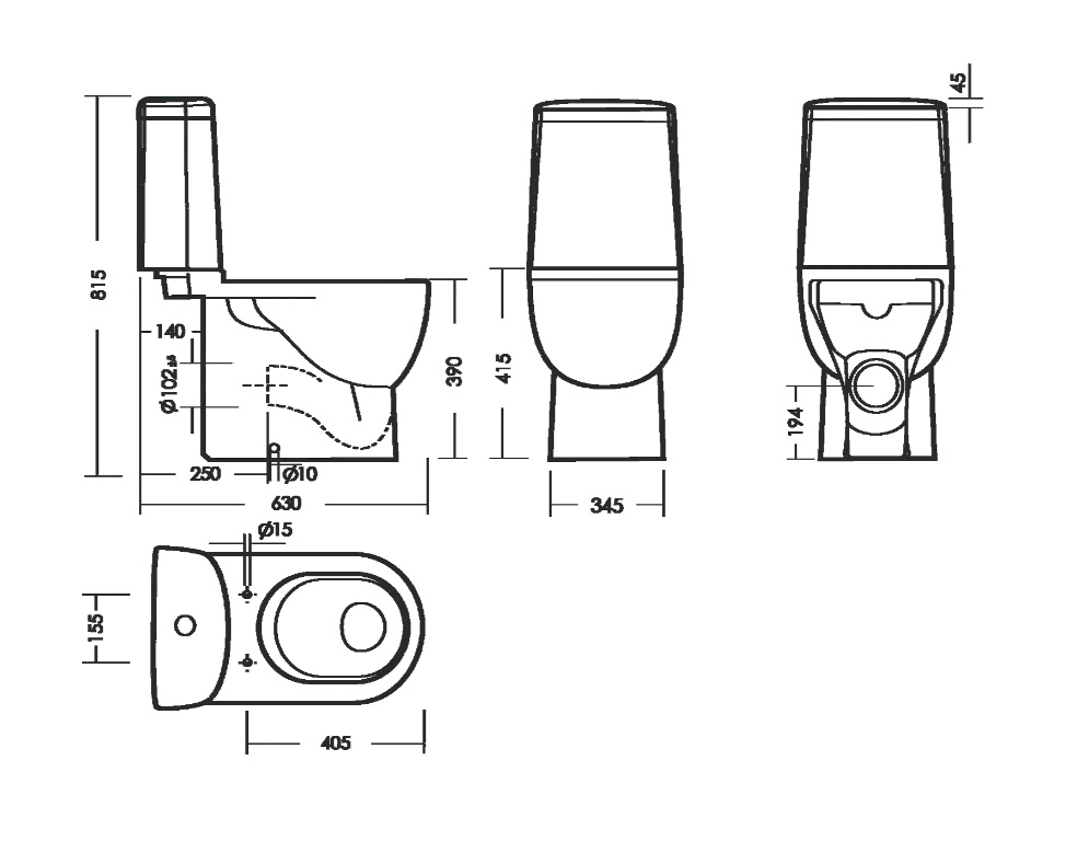 Унитаз- КОМПЛЕКТ   FEST/ART   сорт II  90*  1кн. низ  Уклад, выпуск 90   ПП   SL   (1/1шт)