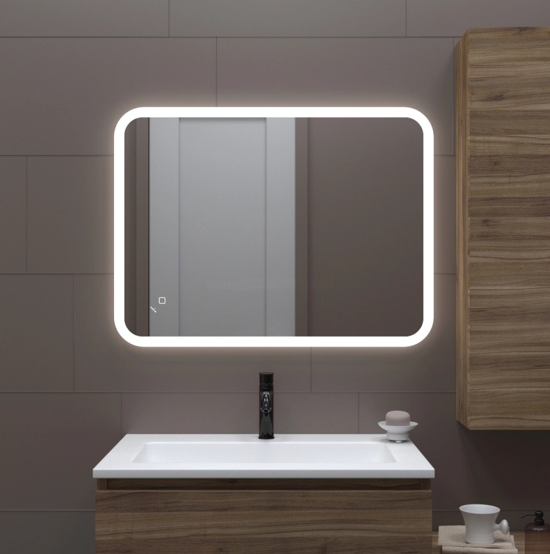 Зеркало Премьер   Колорит  ЭКОНОМ   600*800 сенсорный выключатель, универсальный крепеж   (1/1шт)