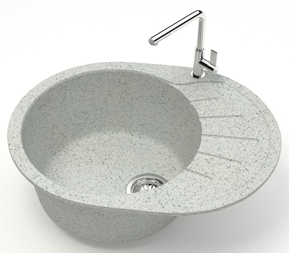 Мойка мат.   J10G36 Тейлор  СВЕТЛО-СЕРЫЙ  575x440x215  GLANZ   (1/1шт)