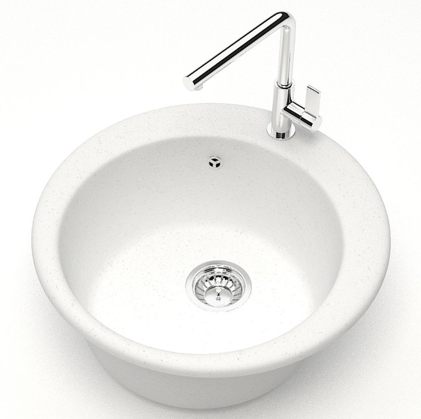 Мойка мат.   J30G31 Виктори  БЕЛЫЙ  475x475x180  GLANZ   (1/1шт)