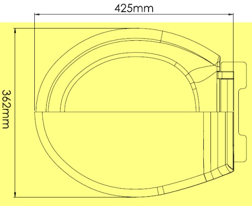 Сиденье для унитаза    ZEGOR OSCAR   S207-2 с микролифтом ПП   (10/1)