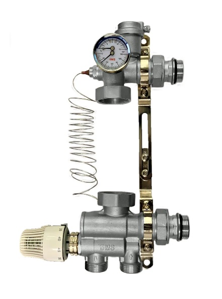 Узел    насосно-смесит. с клапаном рег.потока д/тепл. пола 1  SMS-521/N