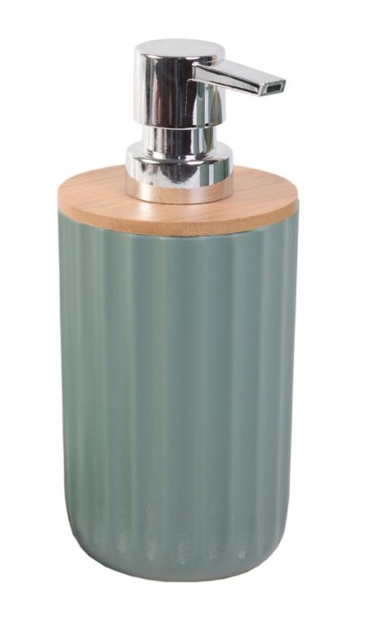 B-1243-W-1  Дозатор для жидкого мыла пластик   БАМБУК   Аквалиния   (24/1шт)