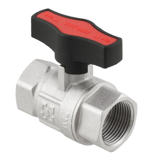 Кран  RAFTEC   GOLD шар.   3/4  ВВ ЧБ никель PN 50  185*C   GRDV021   (GERMANY)  (100/25шт)