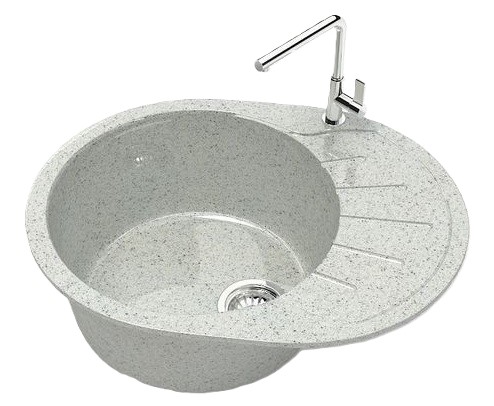 Мойка глянец   L10G36 Тейлор  СВЕТЛО-СЕРЫЙ  575x440x215  GLANZ   (1/1шт)