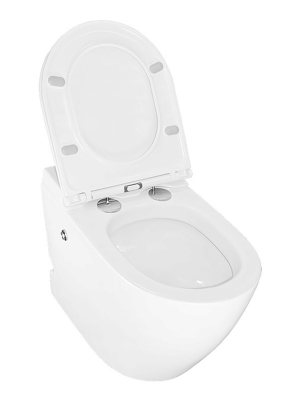 Унитаз импульсный  напольный COMFY   безобод.гориз.580х360х400мм,д/пласт,б/съем,м/л RADOLUXE