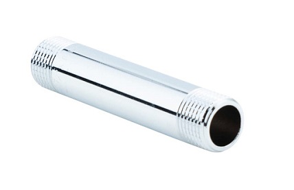 Удлинитель  SMS/ALATO хром сгон  1/2  -  100 мм  НН 124гр. (100/5)