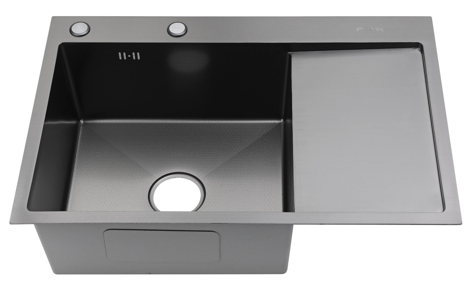 Мойка настол.монтаж    FMARK   FSC6550Q-L   ГРАФИТ   65 х 50   (3,0)   21см      (1/1шт)