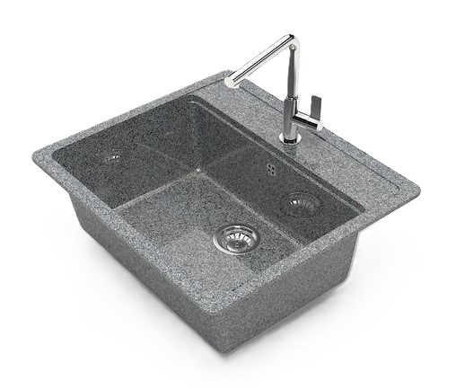 Мойка глянец    L9G35 Джекки  ТЕМНО-СЕРЫЙ  570x505x200  GLANZ   (1/1шт)