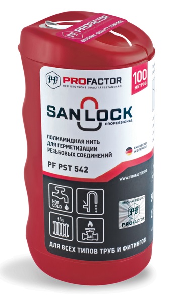 Нить полиамидная с силиконом  PROFACTOR  San-Lock 100м  pst542  (120/6шт)