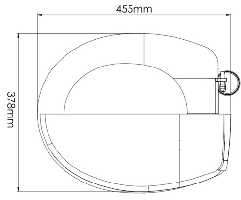 Сиденье для унитаза    ZEGOR KING   S202-0 без микролифта ПП   (10/1)