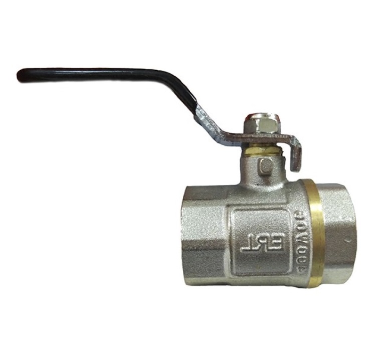 Кран  шар. д/воды   1/2  ВВ  ручка ЧР  ERL   PN25 (96/12шт)