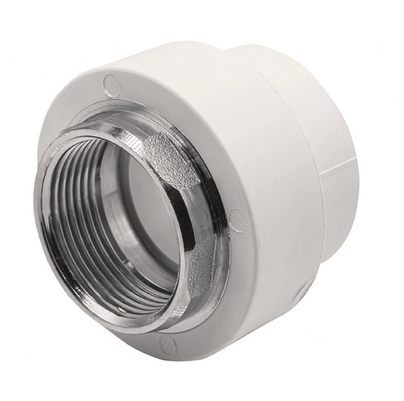 ППР   Муфта комбиниров. под ключ  50 х 11/2 В   EVER PLAST  РОССИЯ   (30/5шт)