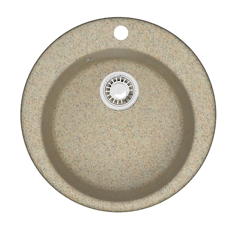 Мойка МАТОВАЯ    R-6    ПЕСОЧНЫЙ (САХАРА)  510x200  RADO LUXE   (1/1шт)