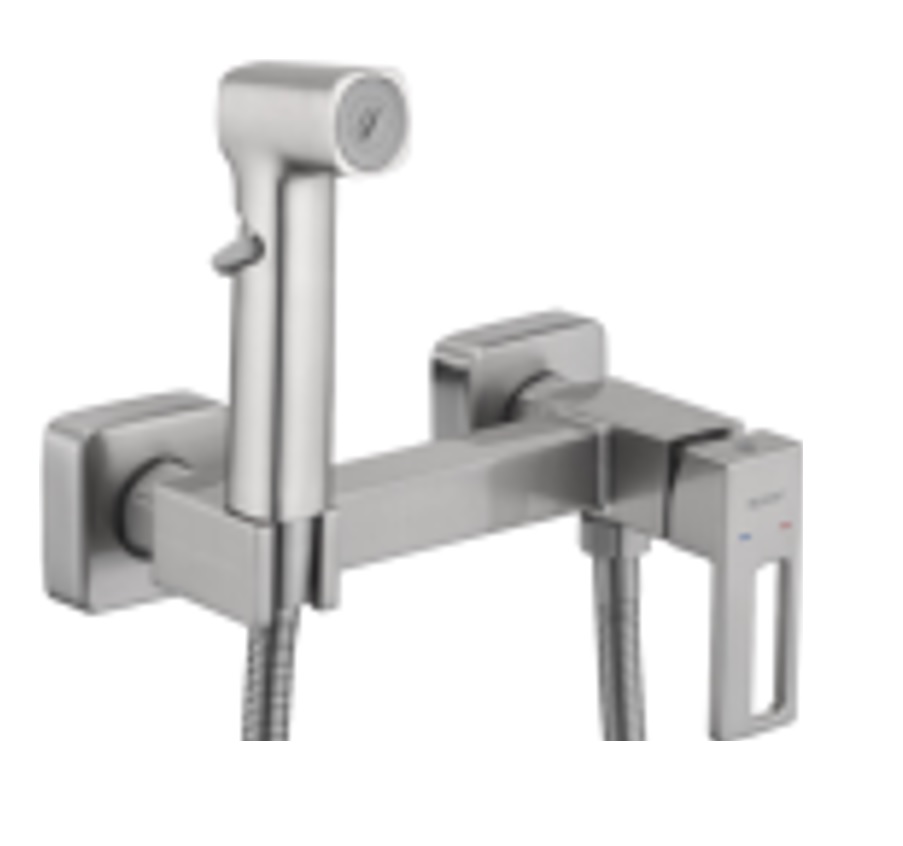 Смеситель настенный  биде.    X18-NS-254   НЕРЖ.  TRIGOR   к35    (10/1)