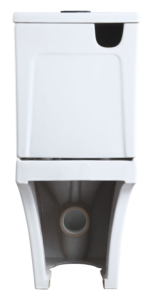 Унитаз напольный  AMELIA TORNADO безобод.гориз,665х350х830мм,дюропласт,б/съем,м/л RADOLUXE (2 места)