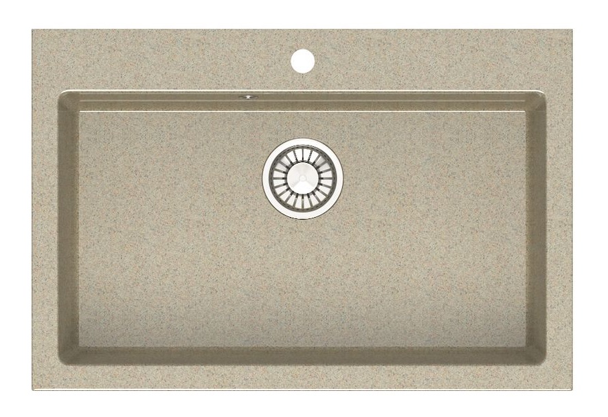 Мойка глянец   L39G34 Лион  ПЕСОЧНЫЙ   755x505x200  GLANZ   (1/1шт)