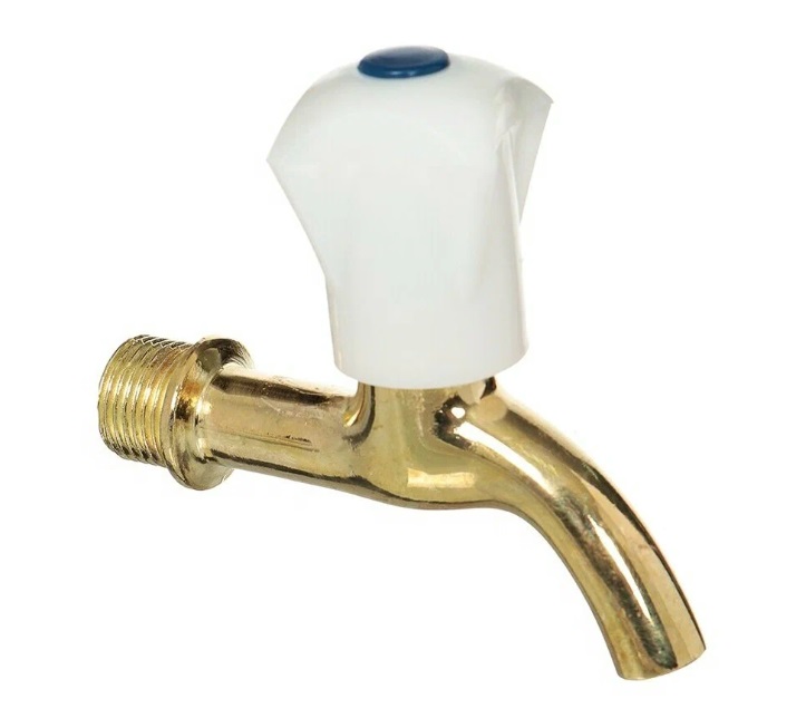 .Кран ВРК  1/2   ЖЕЛТЫЙ (дешевый)   (200/20шт)