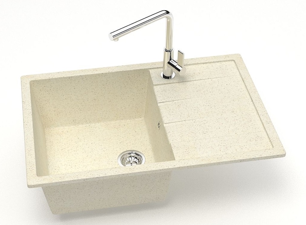 Мойка мат.  J161G33  Джоли  БЕЖЕВЫЙ  750x505x218  GLANZ   (1/1шт)