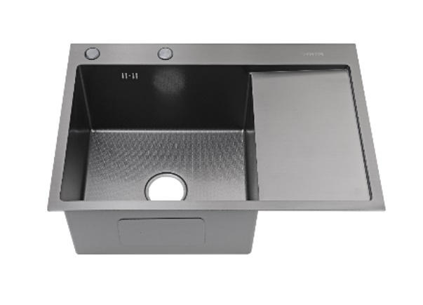 Мойка настол.монтаж    FMARK   FSC6550Q-L   ГРАФИТ   65 х 50   (3,0)   21см      (1/1шт)