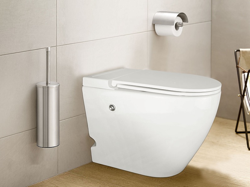 Унитаз импульсный  напольный COMFY   безобод.гориз.580х360х400мм,д/пласт,б/съем,м/л RADOLUXE