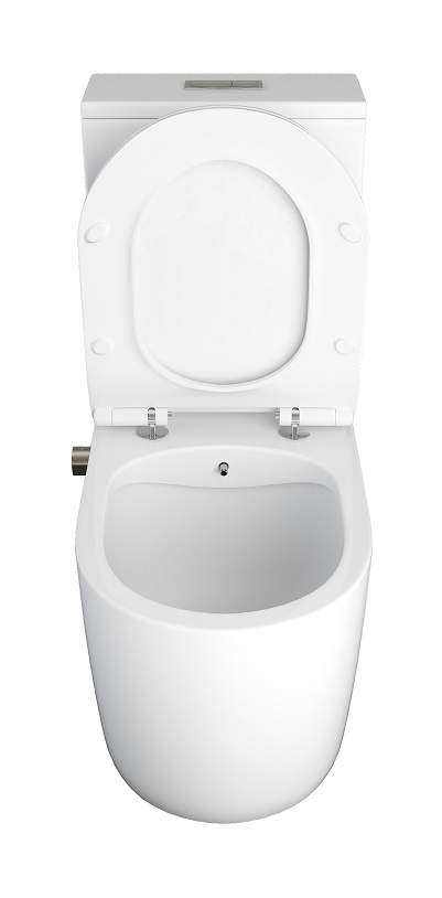 Унитаз-моноблок с БИДЕ Г/Х  -  HAVY  безобод.гориз,690х370х810мм,д/пласт,б/съем,м/л RADOLUXE