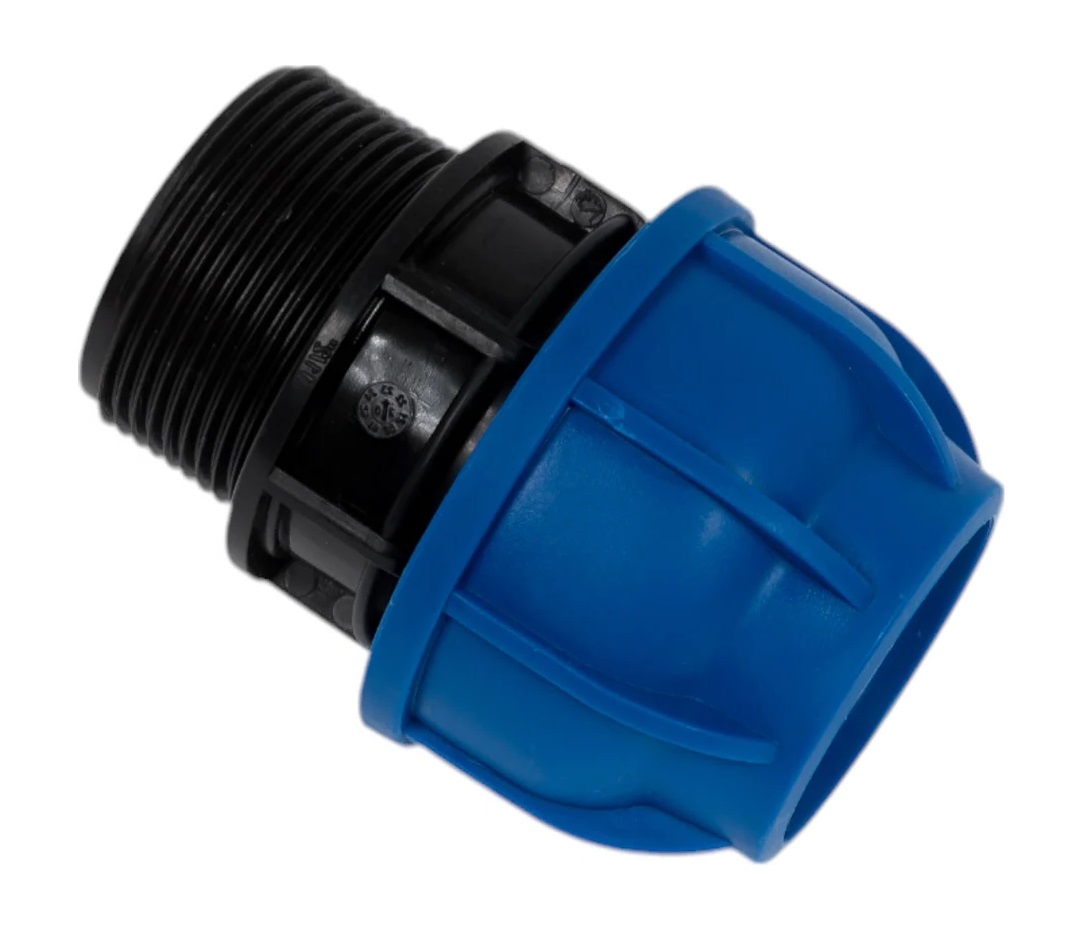 ПНД  Муфта компрессионная соединительная   40х1 1/2 Н   TEBO   (130/10шт)