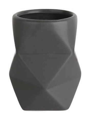 B-4505-2  Стакан одинарный керамика ГРАФИТ   TETRA   Аквалиния   (24/1шт)