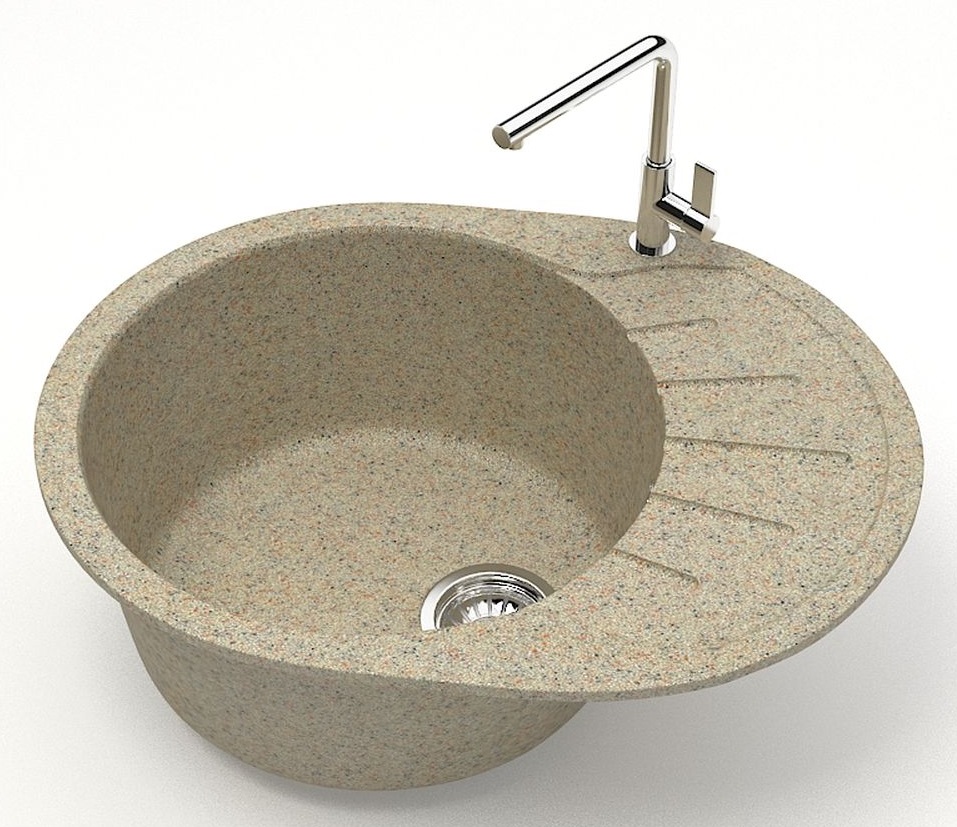 Мойка мат.   J10G34 Тейлор  ПЕСОЧНЫЙ  575x440x215  GLANZ   (1/1шт)