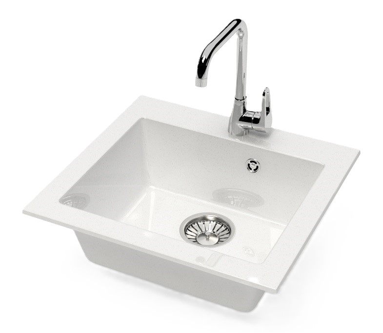 Мойка глянец   L35G31 Гала  БЕЛЫЙ  480x440  GLANZ   (1/1шт)