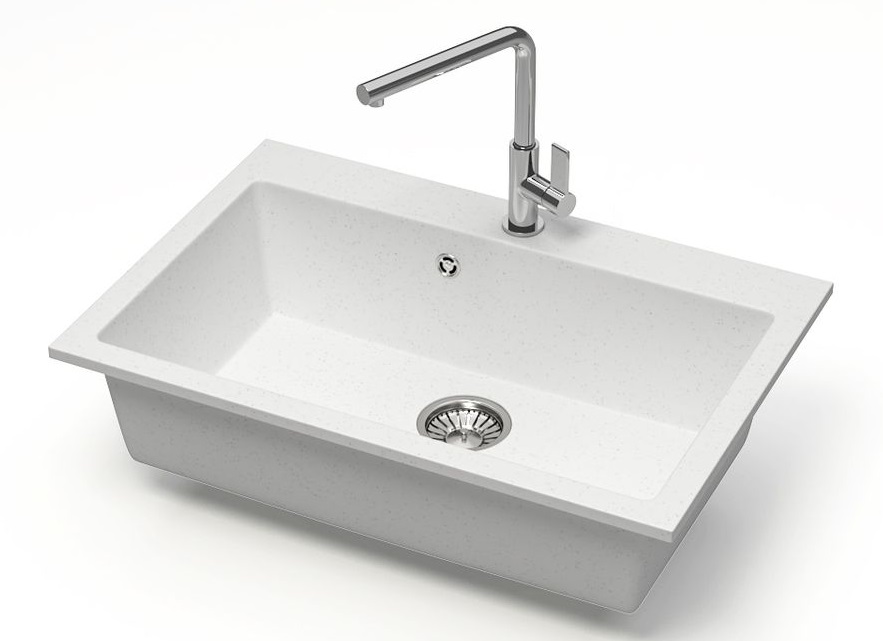 Мойка мат.   J39G31 Лион   БЕЛЫЙ  755x505x200  GLANZ   (1/1шт)