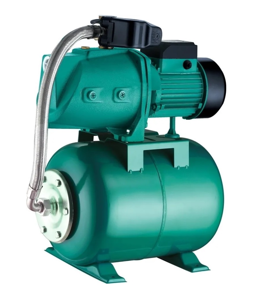 Насос станция  SHIMGE  SGJW1100L1  1100 W  с кабелем 90 л/мин., макс. напор 52 м. бак 24L    (1/1шт)