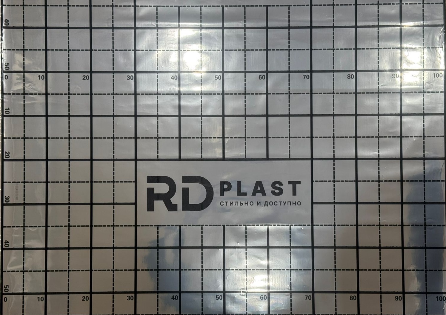 . Пленка ламинир. с разм. RD-Plast  разметка BLACK (плотность 140 мкр)   (50м) 128п.