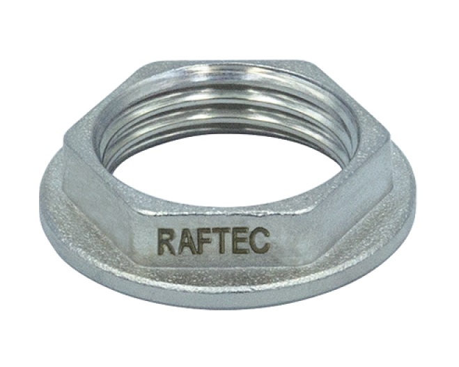 *РАСПРОДАЖА Контргайка     1/2   никель усилленая RAFTEC  (GERMANY)   (1600/40шт)