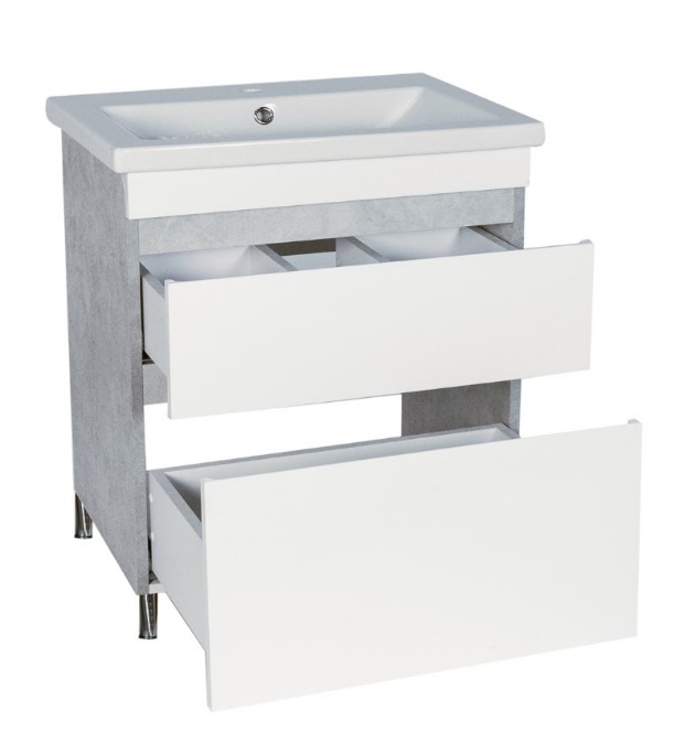 Т70 Тумба  напольная  БУЛУТ 70/2   СЛЭЙТ   665х435х700 под ум. COMO 70 RADO Арт. 00094   (1/1шт)