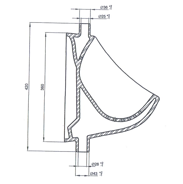 Писсуар Дельта г.Лобня   (1/1шт)
