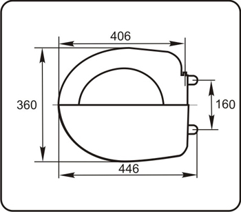 Сиденье для унитаза  СУ 66.07.80/66.04.80  УКЛАД (Премьер, Коломбо, Славута, Полисся, Анимо)(12/1шт)