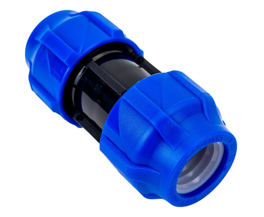 ПНД Муфта компрессионная соединительная   20х20   VALFEX   (150/30шт)