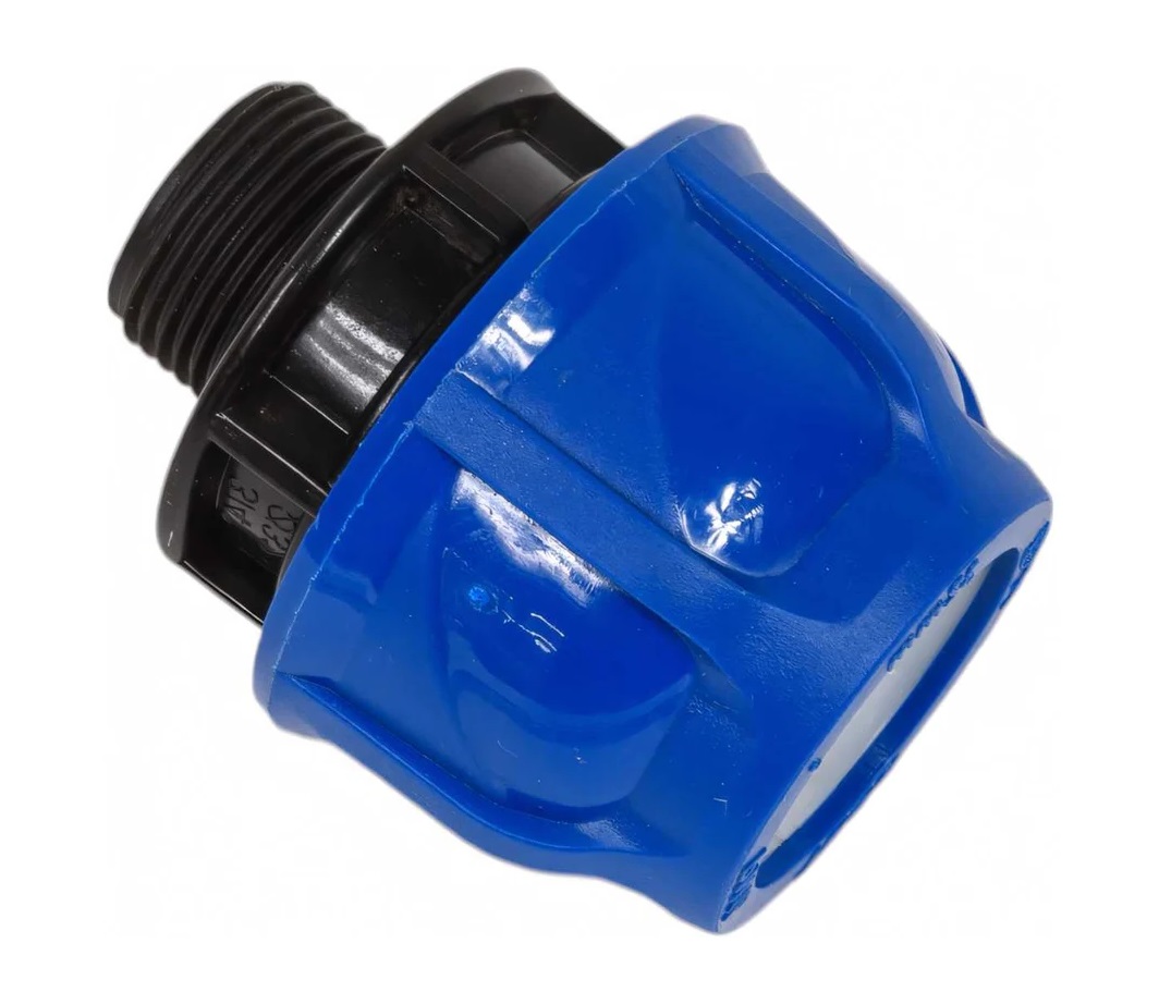 ПНД  Муфта компрессионная соединительная        32х3/4 Н   TEBO   (240/15шт)