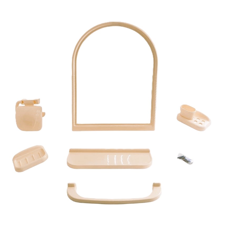 .Зеркальный набор  ЕЛЕНА  ПУДРОВЫЙ  540х400   (6/1шт)